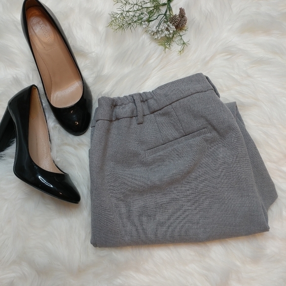 Talbots Grey High Waist Tailored Ankle Pant - Picture 2 of 12